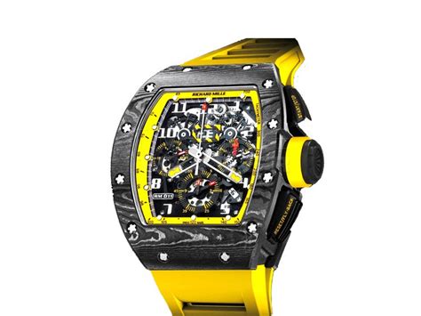 Richard Mille yellow watch